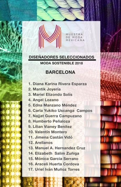 México y Barcelona, unidos por el diseño nacional en la Muestra de Moda Mexicana