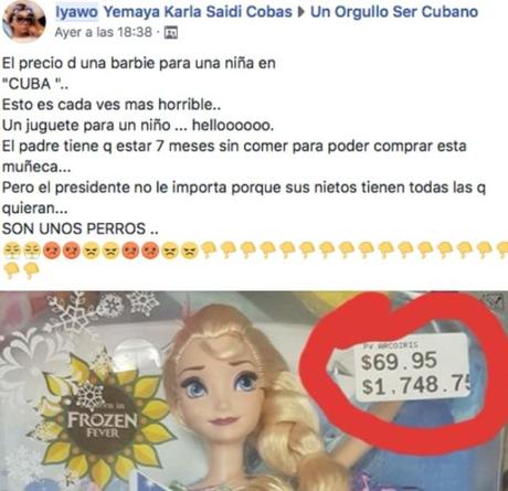 Indignación por el precio de una barbie en Cuba