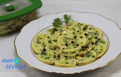 Champiñones encurtidos Thermomix Champiñones encurtidos Thermomix
