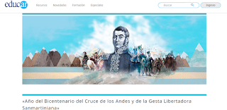 Recurso: José de San Martín interactivo