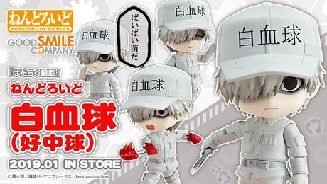 El anime Hataraku Saibou determina su nendoroid comerciante de figuras