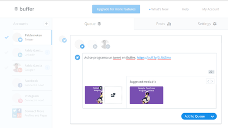 3 herramientas para automatizar tus redes sociales en verano Cómo programar con Buffer