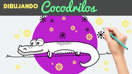 Aprende a dibujar un cocodrilo