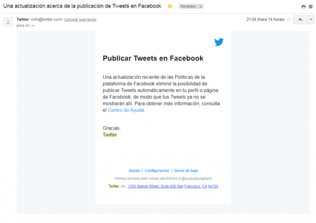 Facebook ya no permitirá que las aplicaciones publiquen automáticamente