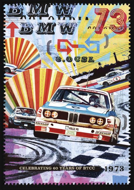 BMW lanza una colección de pósters vintage para celebrar el 60 aniversario del BTCC