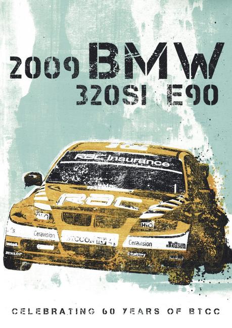 BMW lanza una colección de pósters vintage para celebrar el 60 aniversario del BTCC