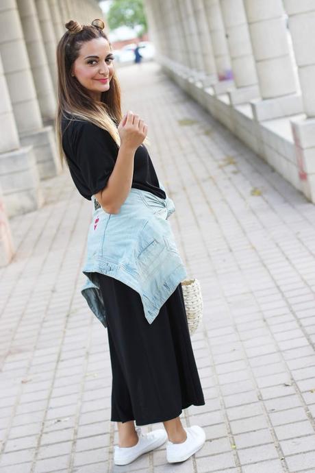 Vestido básico negro