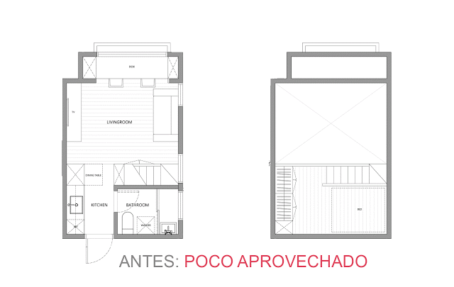 22 m² elegantes y funcionales