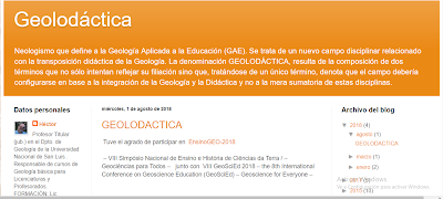 Geolodáctica: iniciativa que busca mejorar la enseñanza de la Geología en las universidades y colegios