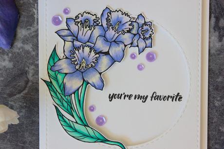 Clean and Simple Floral Card