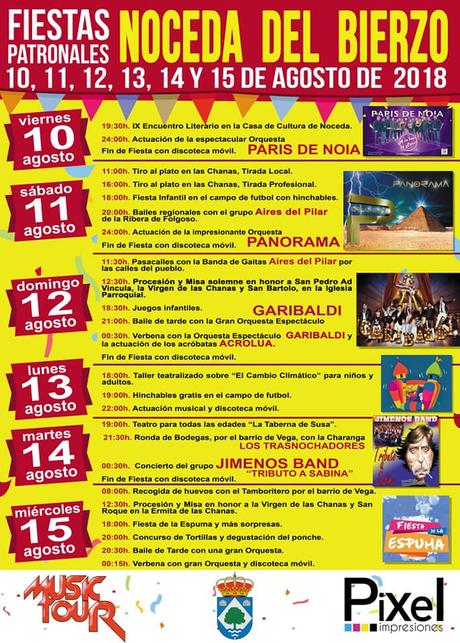 Planes en Ponferrada y El Bierzo para el fin de semana. 10 al 12 de agosto 2018