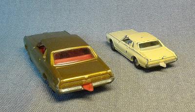 Dos Mercury Cougar, dos tamaños