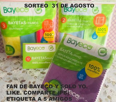 bayeco, solo con agua, sorteo, 