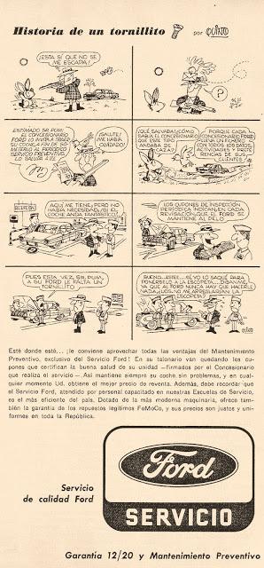 Quino y las historietas para Ford