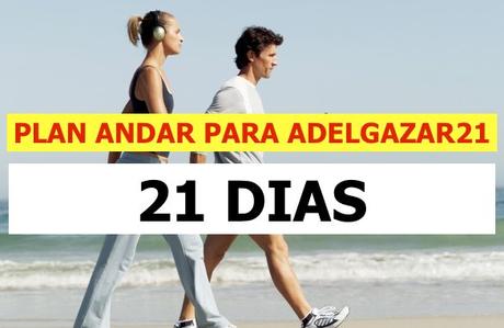 Plan de andar de 21 días que le ayudará a perder peso