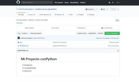 Como crear un Repositorio Github y subir los archivos de tu Proyecto modo Fácil