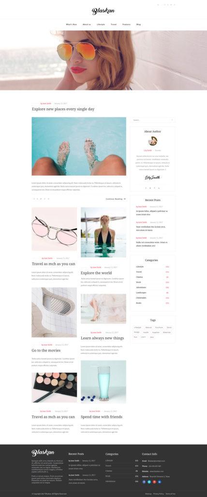 plantilla wordpress gratuita de moda