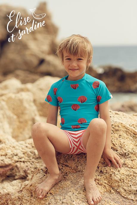 Élise et Sardine moda infantil con protección solar