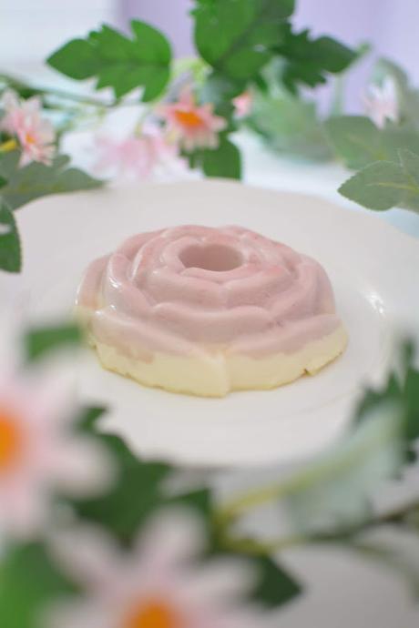 Bavarois de frambuesa y mascarpone Bavarois de frambuesa y mascarpone