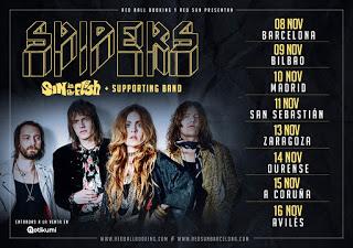 Conciertos de Spiders en España