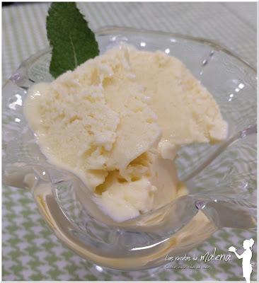 Sorbete de mango y lima Sorbete de mango y lima