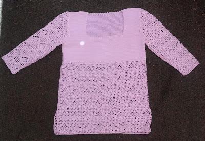 UNA BLUSA DE CROCHET