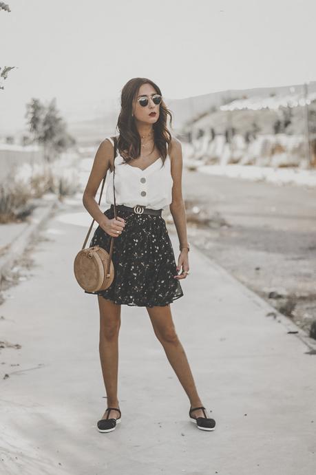 FLORAL PRINT SKIRT FOR SUMMER