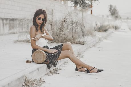 FLORAL PRINT SKIRT FOR SUMMER