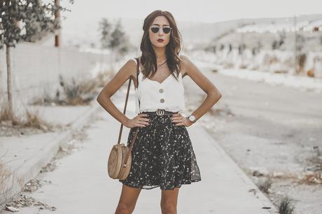 FLORAL PRINT SKIRT FOR SUMMER