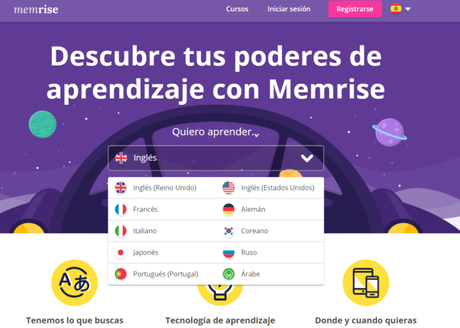 Imagen de portada de Memrise, para aprender inglés