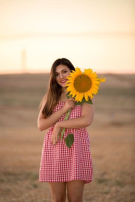 Perdida entre girasoles (OOTD)