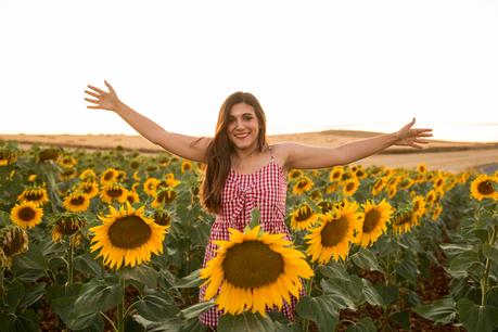 Perdida entre girasoles (OOTD)