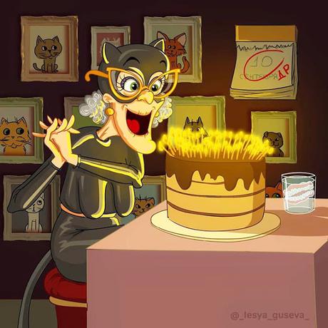 Pensioners | Ilustraciones de los SuperHeroes en  version ancianos