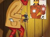 Pensioners Ilustraciones SuperHeroes version ancianos