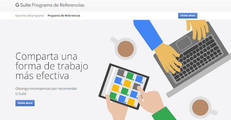 G Suites programa de referidos Gana Dinero con G Suites