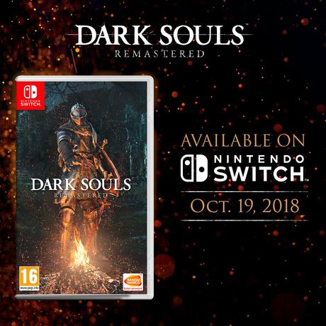 Dark Souls Remastered se acerca el 19 de octubre para Nintendo Switch