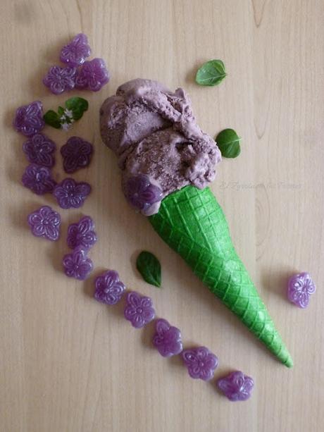 Helado de Caramelos de Violetas