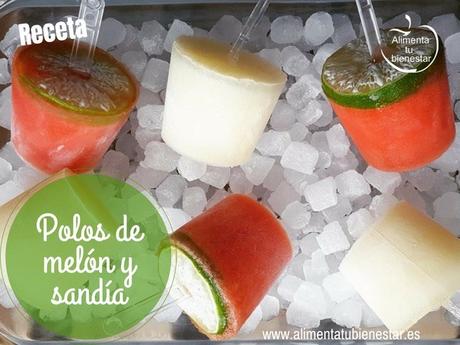 Polos de melón y sandía