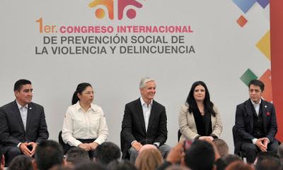 INAUGURA MANDATARIO ESTATAL ALFREDO DEL MAZO MAZA, EL PRIMER CONGRESO INTERNACIONAL DE PREVENCIÓN SOCIAL DE LA VIOLENCIA Y DELINCUENCIA.