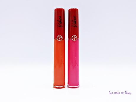 Colección Lip Vibes Giorgio Armani liquidlips fluid lips labios labiales makeup maquillaje beauty alta gama verano primavera