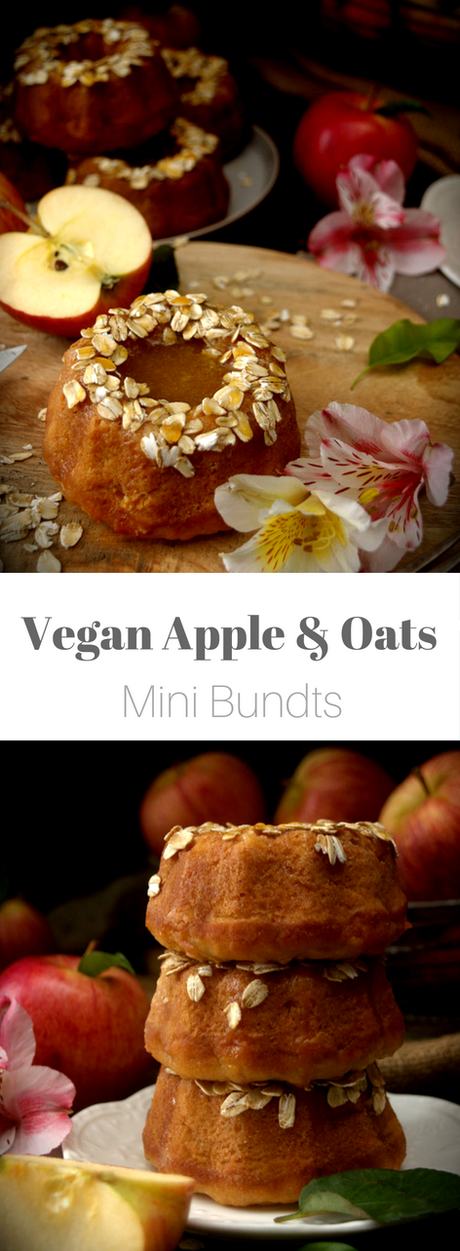 Bizcocho bundt cake vegano de manzana y avena Bizcocho-bundt-cake-vegano-manzana-avena