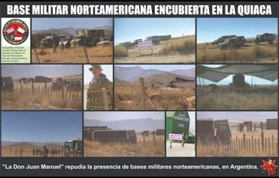 Denuncian instalación de Base Militar norteamericana encubierta en La Quiaca