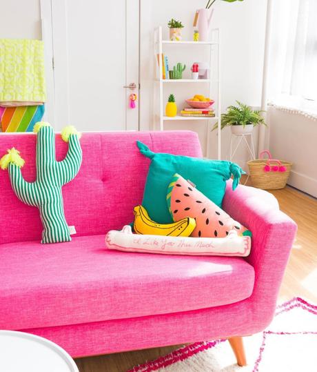 Home tour a todo color en una casa de Instagram