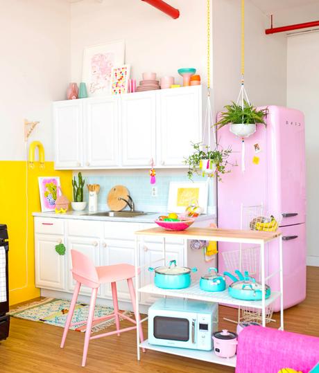 Home tour a todo color en una casa de Instagram