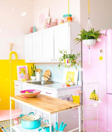 Home tour a todo color en una casa de Instagram