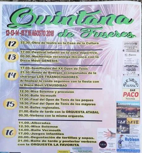 Planes para el fin de semana en Ponferrada y El Bierzo 17 al 19 de agosto 2018
