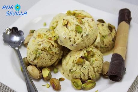 Helado de pistachos Thermomix