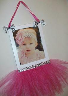 11 Espectaculares ideas para hacer portaretratos decorativos con tutu