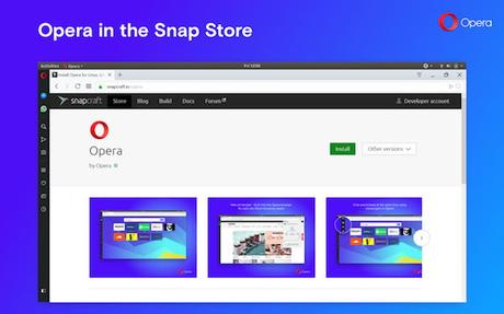 Opera se lanza como un complemento para usuarios de Linux