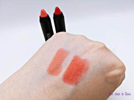 Camaleon Magic Colourstick: swatches Camaleon Magic Colourstick corales corail peach melocotón lipstick labial lipcare beauty natural makeup
